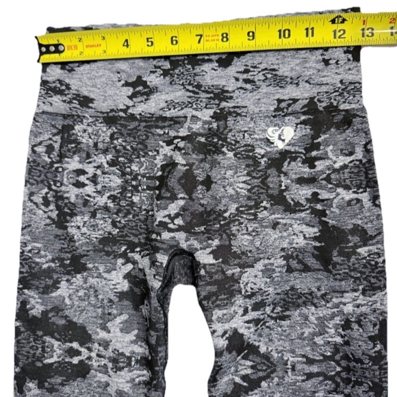 Women’s Best Seamless High Rise Leggings Small Gray Black - Picture 10 of 10